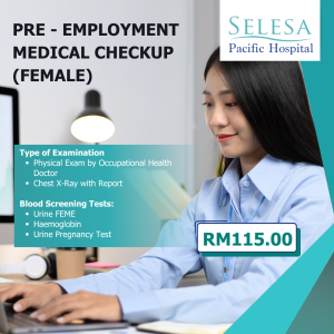 Pre-Employment Medical CheckUp (Female)