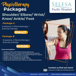 Physiotherapy Packages - Shoulder/Elbow/Wrist/Knee/Ankle/Foot